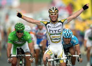 Columbia rider Mark Cavendish of Britain